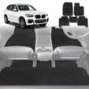 6D Diamond Car Floor Mats for BMW X3 2018-Current-Full Set-Black-Outback GT