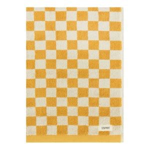 Esprit 550GSM Zenith Bathroom Cotton Bath Towel Checkered Honey Yellow