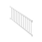 PEAK 1800mm White Aluminium Deck Balustrade Standard Stair Baluster Kit