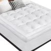 STARRY EUCALYPT Mattress Topper Pillowtop Mesh Bedding Mat Cover 11cm Double