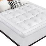 STARRY EUCALYPT Mattress Topper Pillowtop Mesh Bedding Mat Cover 11cm Double