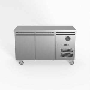 Fed-x S/s Two Door Bench Freezer  - Under Bench Fridges (xub6f13s2v)