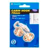 Zenith Cabin Hook 75mm Polished Brass