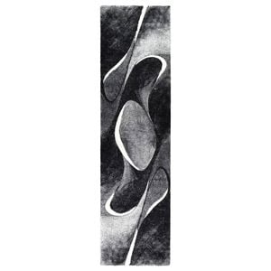 Loom & Lace Millard 37 80X300 Dark Grey White Runner Rug