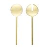 2pc Ecology Apostle Salad Servers Set Gold 26cm Stainless Steel Enamel