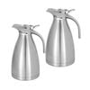 SOGA 2X 2.0L Silver 3-Layer Inner Stainless Steel Thermal Flask