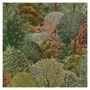 Arboretum Green Wallpaper by Holden Decor  10.05m by  53cm