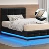 Alfordson Bed Frame Gas Lift Rgb Led Single
