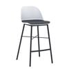 Modern Furniture LAXMI 50x94cm Counter Stool - White & Black