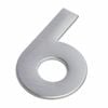 Sandleford 75mm Suburban Stainless Steel Self Adhesive House Number 6