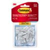 Command™ Small Clear Wire Hooks And Strips