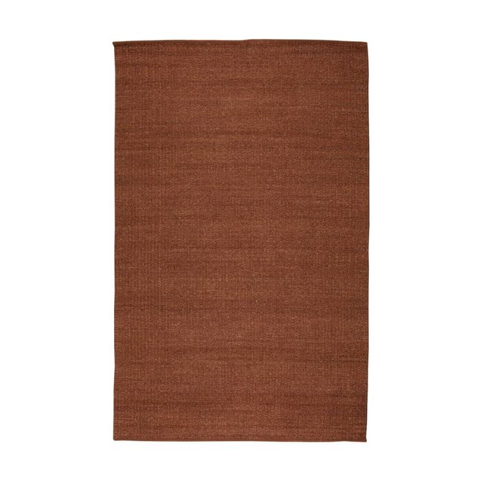 Colorscope knots contemporary indoor rug handspun textured rust 305x430cm