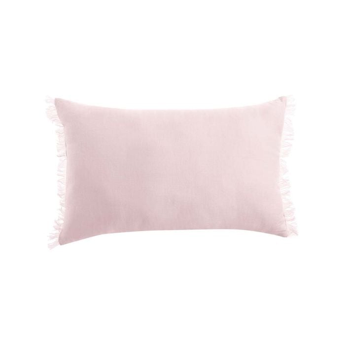 Vintage Design Homewares Blush French Linen Filled Cushion -