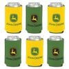 John Deere Can Cooler / Stubbie Holder 12oz Two Sided Logo Set of 6