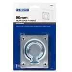 Zenith 90mm Zinc Plated Trap Door Handle