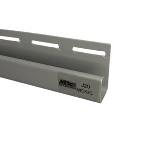 Mitten Vinyl Australia 3.66m Nickel J20 Trim Vinyl Cladding