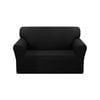 SOGA Black Colored 2- Seater Sofa Cover