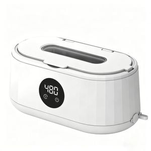 Catzon Ultrasonic Cleaner Wave Tank Timer Jewellery Polish-white