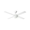 HPM 1200mm White Inspire 4 Blade Tricolour Ceiling Fan