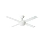 HPM 1200mm White Inspire 4 Blade Tricolour Ceiling Fan