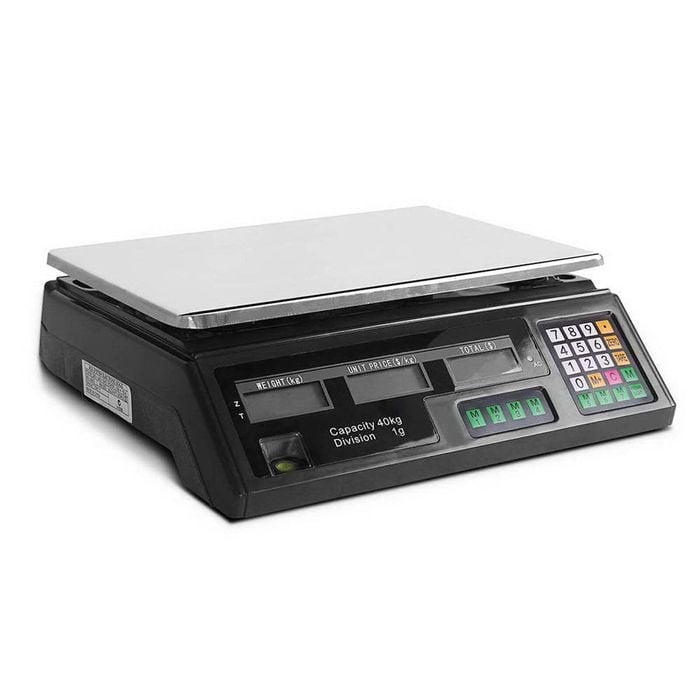 Sir John's Gifts Emajin 40kg Digital Weighing/Counting Scale Platform LCD-Black