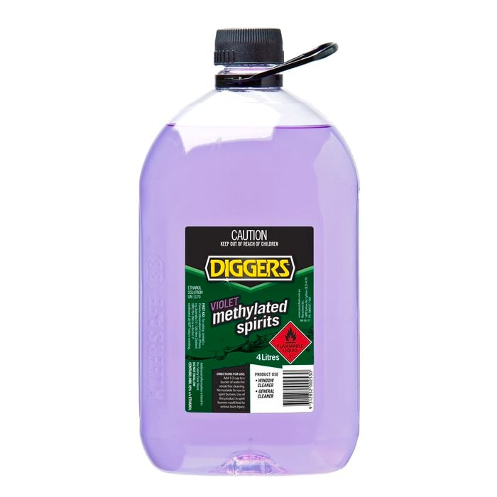Diggers Violet Methylated Spirits - 4L