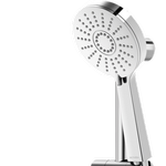 Krome 120mm Chrome Airsteam 3 Function Rail Shower