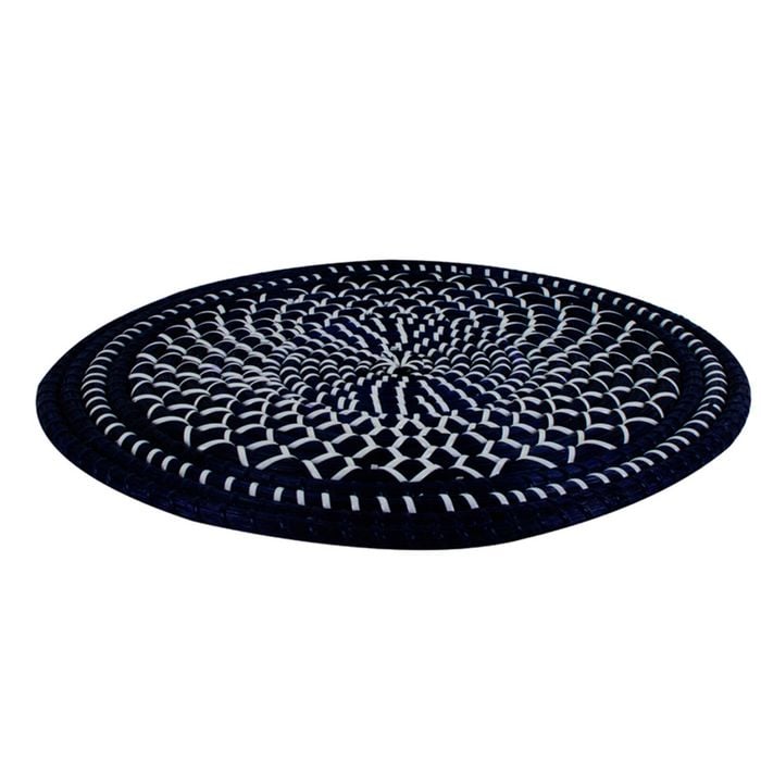 Maine & Crawford Holmes Indigo 38cm Centerpiece Placemat Large