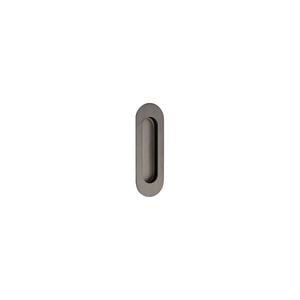 Zanda 120 x 40mm Graphite Nickel Concealed Fix Oval Flash Pull 5241GN
