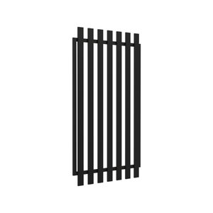 RapidFence 1500 x 900mm Black Classic Picket Gate