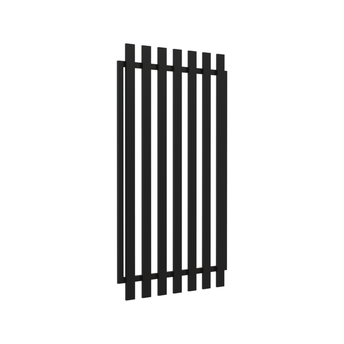 RapidFence 1500 x 900mm Black Blade Picket Gate