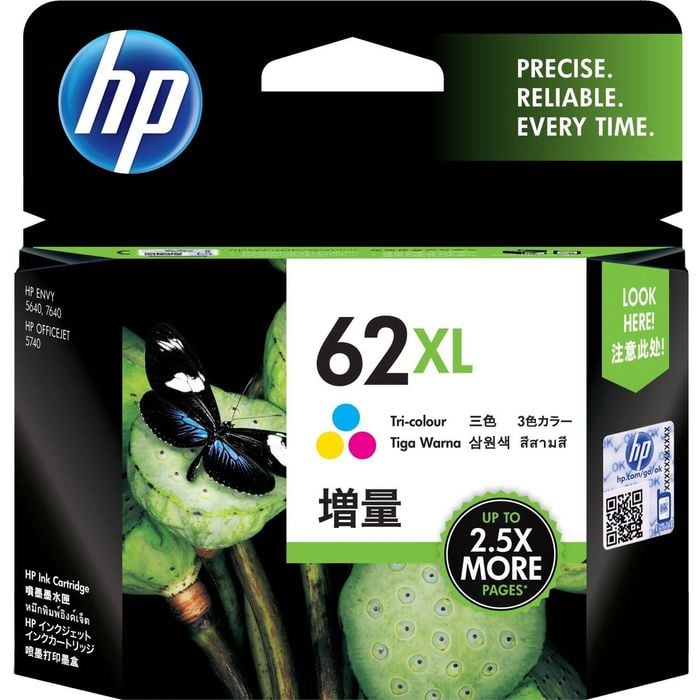 Hp 62xl Original Inkjet Ink Cartridge - Tri-colour Pack - 415 Pages