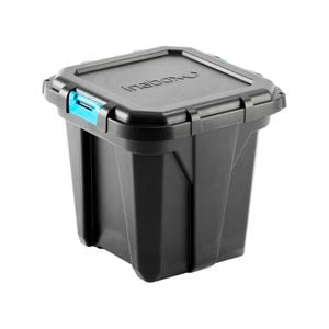 Inabox 27L Iron Black Heavy Duty Storage Container