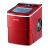 Devanti Ice Maker Countertop, 12KG Portable Ice Cube Machine - Red