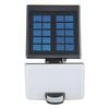 Brilliant Black Noah Solar Sensor Security Light