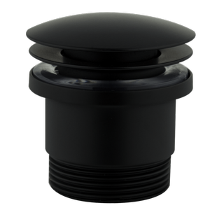 MIXX Matt Black Universal Dome Pop Up Waste