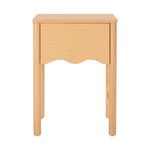 Astin Sinclair 400 x 300 x 550mm Natural Wavy Bed Side Table