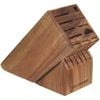 Peer Sorensen 26cm Acacia Wood 17-Slots Knife Block Kitchen Storage Holder Brown