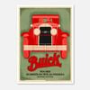 Galrie René Vincent 1929 Buick Vintage Poster -Classic Automotive Advertising Art Print, Poster Only, A3 30 x 42cm (12 x 16inch)