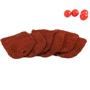 Deluxe Nylon PAPRIKA Pool Snooker billiard Table Pockets Nets Set BEST Thick Quality