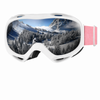 OutdoorMaster Adult Youth OTG Anti-Fog UV400 Goggles for Ski Snowboard