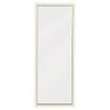Polar     View 600 x 1545mm White Birch Frosted Glass Fixed Panel Double Glazed Window