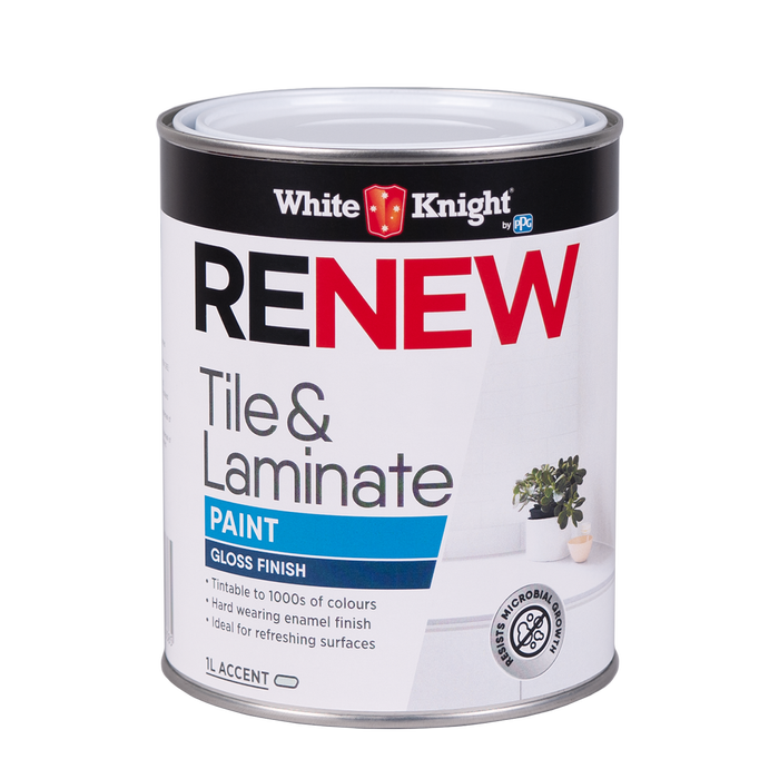 White Knight 1L Accent Gloss Renew Tile & Laminate Paint