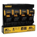 DeWALT 31mm x 3.6m Ratchet Tie Down Straps - 4 Pack