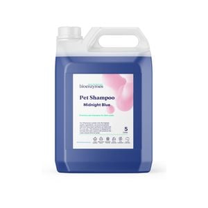 BioEnzymes Midnight Blue Pet Shampoo for Dark Coats 5lt