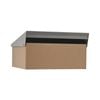 Sandleford Stone and Silver Condo Post Mounted Letterbox