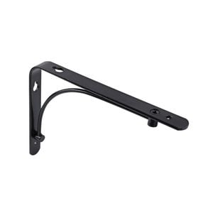 Carinya 200 x 150mm Black Classic Arch Stayed Bracket