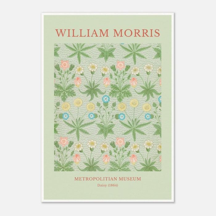 Galrie William Morris Daisy Print from Metropolitan Museum - Timeless Elegance (1864), Poster Only, 70 x 100cm (28 x 40inch)