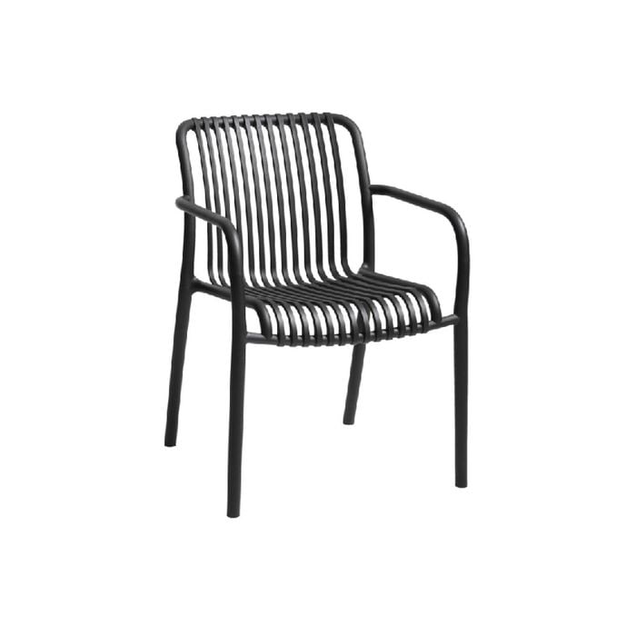 Home Bazar Black Palmas Dining Chair