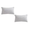 SOGA 2X 35cm Beige Gray Lumbar Throw Pillows